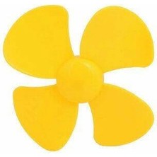 Voltaj 4 Kanatlı Plastik Pervane Ø56MM - Sarı