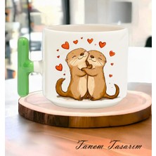 Tanem Bardak Kahve Çay Fincanı Hediye Sevgili Gün 016 - T Kulp Kupa