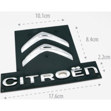 Universal Cıtroen Bagaj Yazı + Cavus Amblem - (C-Elysee / Berlıngo Y.m Uyumlu) (12-) 9678484780 9678113080