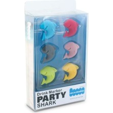 Homevia Silikon Köpek Baliği Kupa Belirteci