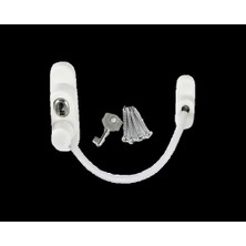 Go İthalat Beyaz Halatlı Anahtarlı Emniyet Kilit (5468)