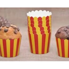 Partyy Bag Galatasaray Temalı Cupcake Kalıbı & Kek Kapsülü & 25'li Kek Kapsülü