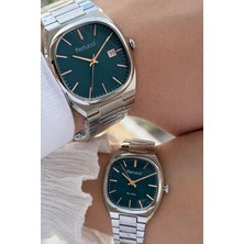 Ferucci Ferrucci Sevgili ve Çiftlere Özel Çelik Kordon 2 Yıl Garantili 3 Atm Çift Kol Saati CFT.SG001.03