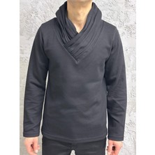 Quits Kids Şal Yaka Erkek Casual Sweatshırt