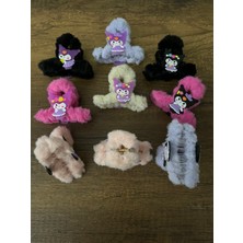 Gülümse Gel 2 Adet Mandal Toka Kuromi My Melody Kıskaçlı Toka Kawai Japon Y2K Kpop Kore