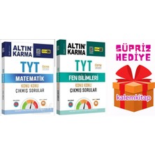Altın Karma Yayıncılık - Tyt Matematik Konu Konu Çıkmış Sorular & Tyt Fen Bilimleri Konu Konu Çıkmış Sorular & Sürpriz Hediye