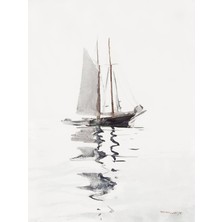 Fuart.Co Suların Yankısı Antik Deniz Serisi Dijital Baskı Duvar Posteri (Çerçevesiz) Adfu