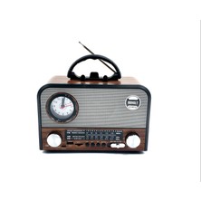 Go İthalat Nns NS-6697BT Taşınabilir Bluetooth Nostaljik Radyo (5468)