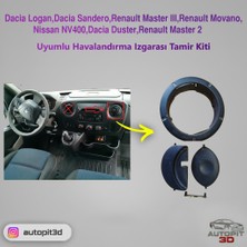 AutoPit 3D Dacia / Renault / Nissan Uyumlu Havalandırma Izgarası Tamir Kiti