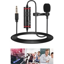 Gampus M1 Uyumlu Yaka Mikrofonu Dslr Cep Telefonu Pc Uyumlu Profesyonel Pilli Cızıltı Yapmayan Mikrofon