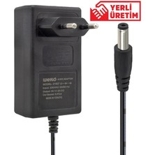 Pazarcan Weko 9 Volt 2 Amper Priz Tipi Plastik Kasa Adaptör 5.5*2.5 Uç