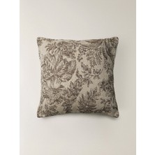 Minihol Sera Çiçek Desenli Kırlent Kılıfı (45 x 45 Cm)