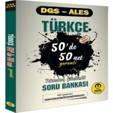 Aesco Tasarı Dgs Ales Türkçe 50 De 50 Net Garanti Soru Bankası