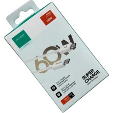 Techson 60W Type-C Süper Hızlı Şarj Kablosu 3.0A 1M C-17TTB