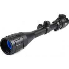 MiraLive 4-12X40 Aoeg  Dürbünü Mil Dot Kırmızı - Yeşil Lens Koruyucu