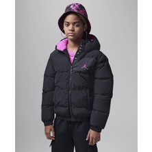 Nike Jordan Essentials Midweight Puffer Çocuk Siyah Mont