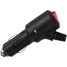 Voltaj Araç Çakmak Soketi Kırmızı Işıklı Switch - 15A Sigortalı
