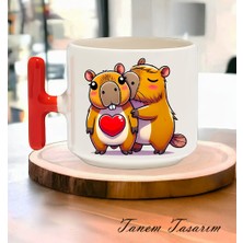 Tanem Bardak Kahve Çay Fincanı Hediye Sevgili Gün 017 - T Kulp Kupa