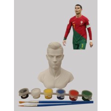 Vitrin XL C.ronaldo Cr7 Karakteri 3D Figür Boyama Seti