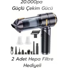 ST-6693APLUS 20000 Pa Şarjlı Kablosuz El Süpürgesi Fırçasız Motorlu Araç Süpürgesi