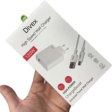 Divex 120W 3A USB Type-C Yüksek Hızlı Şarj Aleti DS-302