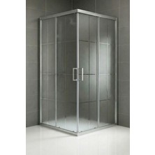 Durul Duşakabin Kare Parlak 5mm Karomat Desen Yükseklik 190CM