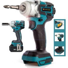 NewStar 36W Kömürsüz Çift Akülü Çantalı Torklu Şarjlı Somun Sökme