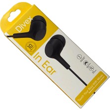Divex Aux Stereo Kulakiçi Kulaklık Siyah DH-270