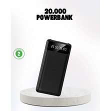 Narnuga Çoklu Güvenlik Korumalı 20.000 Mah Powerbank Fener Özellikli