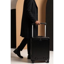 Zeplin Bold Pc Policarbon Kabin Boy Valiz Siyah