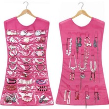 Elbise Şeklinde Takı Organizeri - Pembe