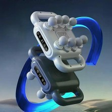 Pazariz Profesyonel Fasya Masaj Tabancası Tam Vücut Masajı Şarjlı Dijital 8 Başlıklı 99 Hız Ayarı