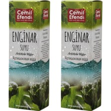 Cemil Efendi 2 Litre Damıtma Yöntemiyle Yapılan Enginar Suyu 2x1 Litre %100 Organik - Doğanın Saf Lezzeti