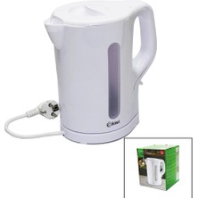 Go İthalat Plastik  Kettle Su Isıtıcısı  Beyaz  1.7lt  2000W Otomatik Kapanma - 360° Gövde - Kablo Saklama KK-3304 (5468)