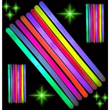 Homevia Karanlıkta Parlayan Fosforlu Glow Kalın Çubuk 30 cm