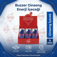 Buzzer Ginseng Enerji Içeceği +18 - 3'lü Avantaj Set