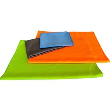 Wikro Battal Boy Mikrofiber Baklava Desen Overloklu Cam Bezi