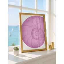 Fuart.Co Leylak Kabuk Dijital Baskı Poster (Çerçevesiz)Sea World Poster Serisi Sefu