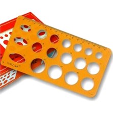 Yıldızlar Daire Şablonu Küçük Boy - 2 Adet