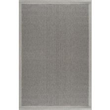 Halı Sepeti Woolhome Naturel Sisal 2002 Antrasit Gri Kolay Temizlenebilen Kaymaz Salon Mutfak Halısı