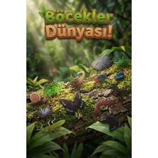 Craftivio 12 Parça Montessori Uyumlu Doğa ve Bilim Seti - Minyatür Böcek Figürleri ve Sürüngen Oyuncaklar