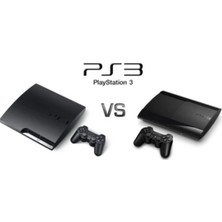 Sony Ps3 Slim Veya Super Slim 500 GB + Sıfır 2 Adet Hadron Kol + 30 Adet Hit Oyun