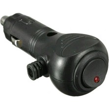 Voltaj Araç Çakmak Soketi Kırmızı Nokta Işıklı Switch - 10A Sigortalı