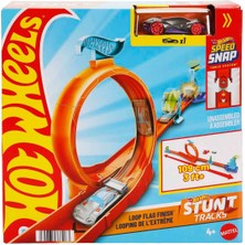 Hot Wheels Stunt Trucks Akrobatik Yarış Pisti Oyun Seti JHK76 - Loop Flag Finish JHK77