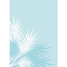 Fuart.Co Mavi Gölge Dijital Baskı Poster (Çerçevesiz)Sea World Poster Serisi Sefu