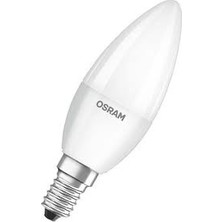 OSRAM Value 7,5W=60W E14 LED Buji Ampul 4000K KIRIK BEYAZ IŞIK  10 Adet