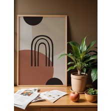 Fuart.Co Boho Yeryüzü Ritmi Bohem Serisi Duvar Posteri Dijital Baskı (Çerçevesiz) Hbfu