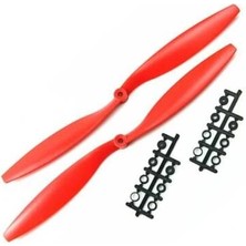 Voltaj 1245 Drone Pervanesi Seti Cw/ccw - Kırmızı