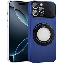 Nexiva iPhone 14 Pro Max Için Kılıf (17 Pro Max Görünümlü) Magsafe Şarj Özellikli Kamera Korumalı Pc Çevirici Kapak