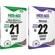 Data 2026 Meb-Ags Eğitim Bilimleri ve Türk Milli Eğitim Sistemi + Mevzuat 21+22 Deneme 2 Li Set Ultra Serisi Data Yayınları